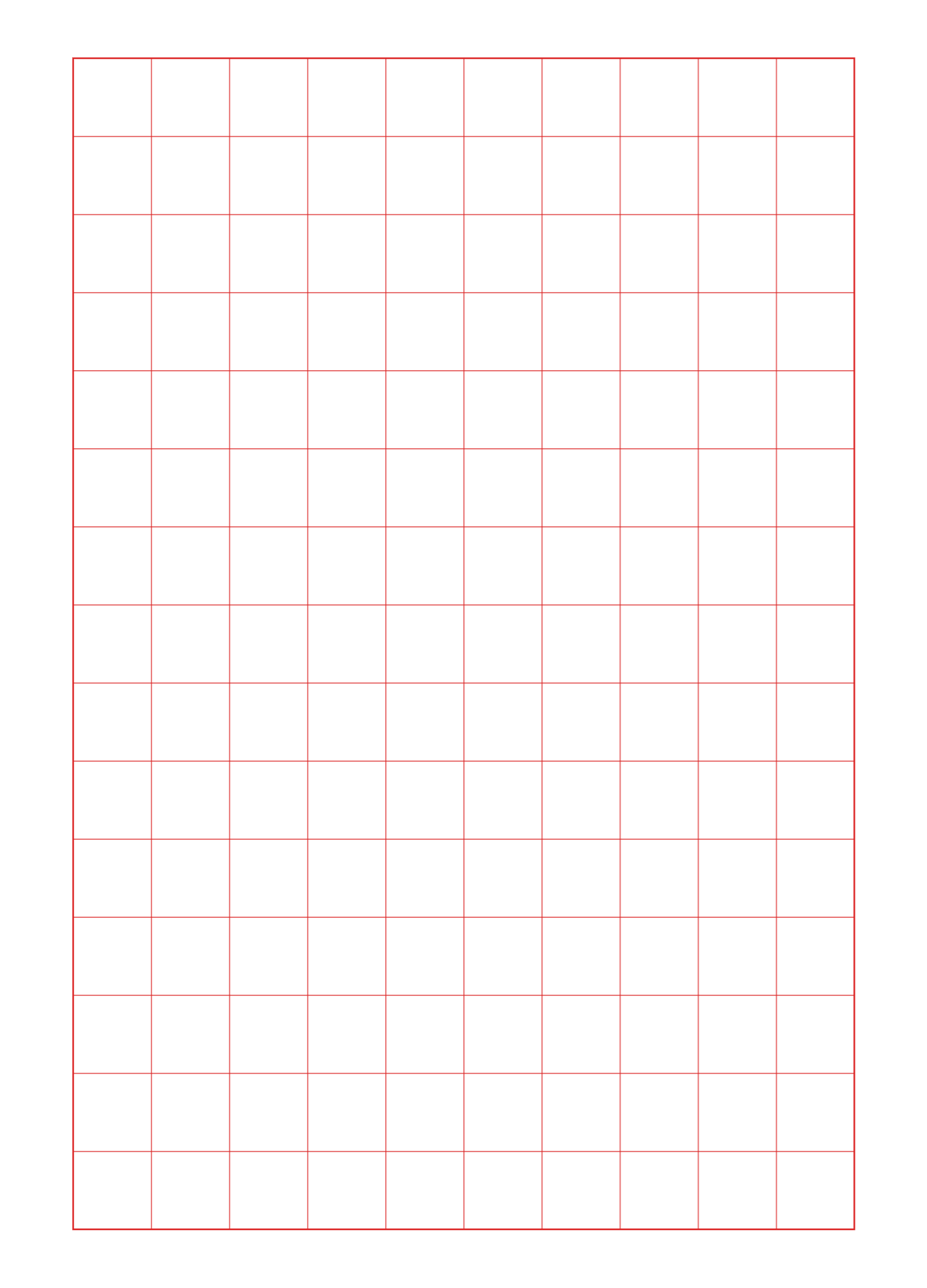 A4 方格纸 - A4 (2480×3508) free template